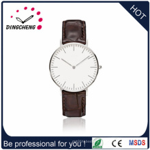 Montre-bracelet spéciale du logo 2015 / bande en cuir (DC-1433)